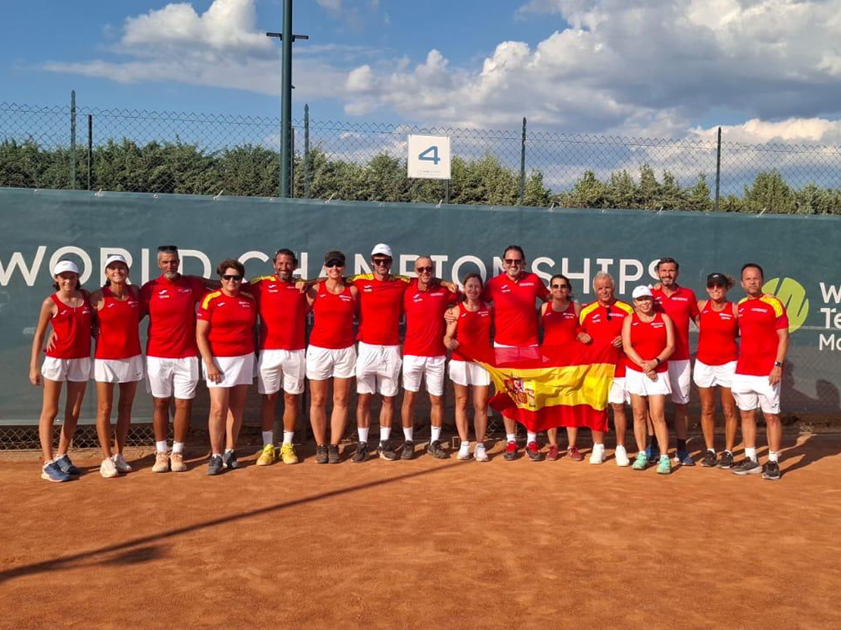 Chari Barea lidera la representación andaluza en el Mundial ITF Masters de Roma con la selección española 1 Mundial +55 en Roma con la presencia de Chari Barea