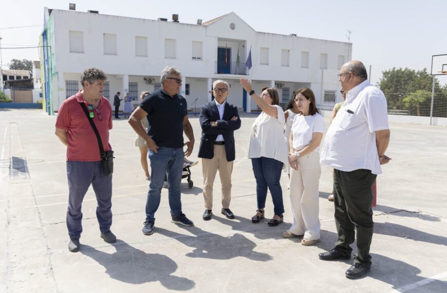 Diputación de Córdoba incorpora un nuevo patio de Educación Infantil al CEIP Genil de La Montiela en Santaella