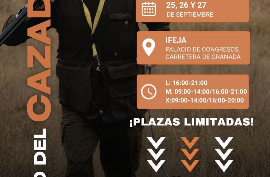 Ibercaza 2026: Curso del Cazador y Reciclaje para Guardas de Coto, por la Federación Andaluza de Caza