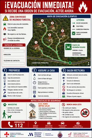 Consejos en caso de incendio forestal
