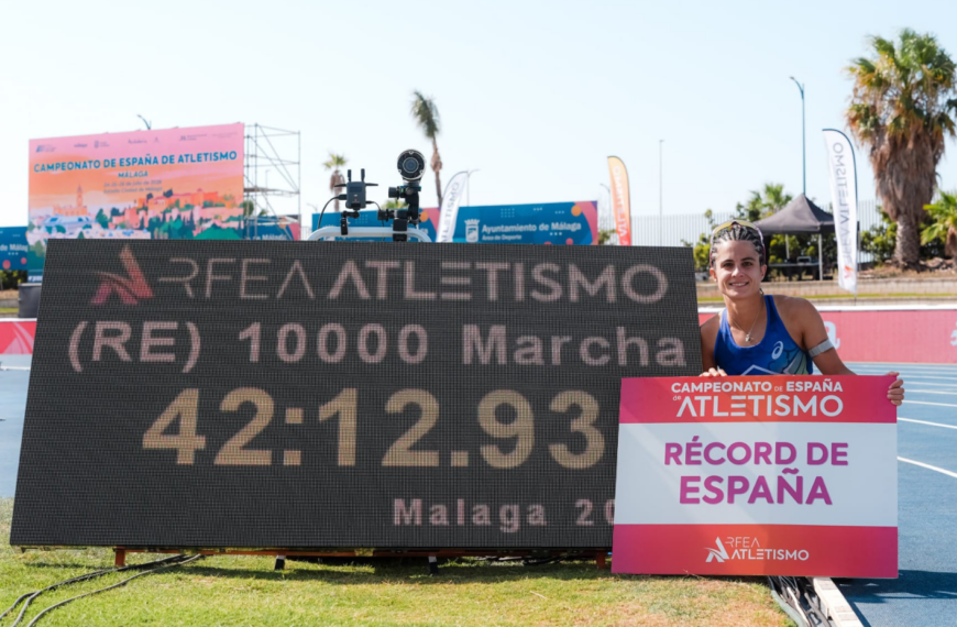 María Pérez establece nuevo récord absoluto de Andalucía y España en 10.000 metros marcha - FAA