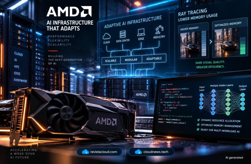 AMD presenta infraestructura de IA flexible y optimiza el uso de memoria para ray tracing