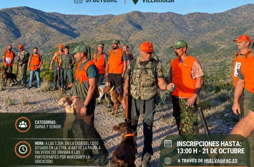 Abiertas las Inscripciones para el Provincial de Caza Menor con Perro en Huelva: Federación Andaluza de Caza