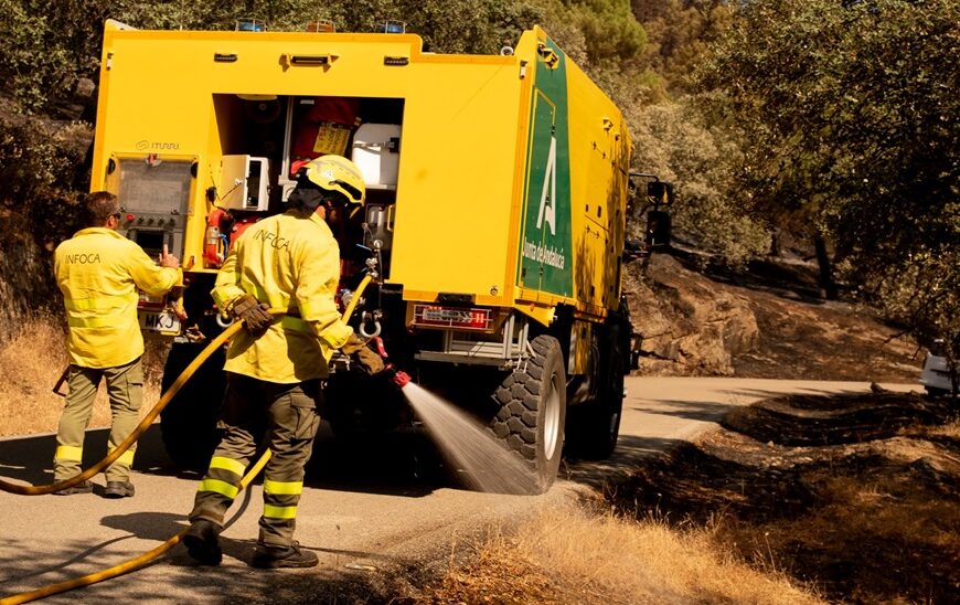 Andalucía Despliega 179 Miembros del Infoca en Incendios de Guadalajara, Madrid y Ávila