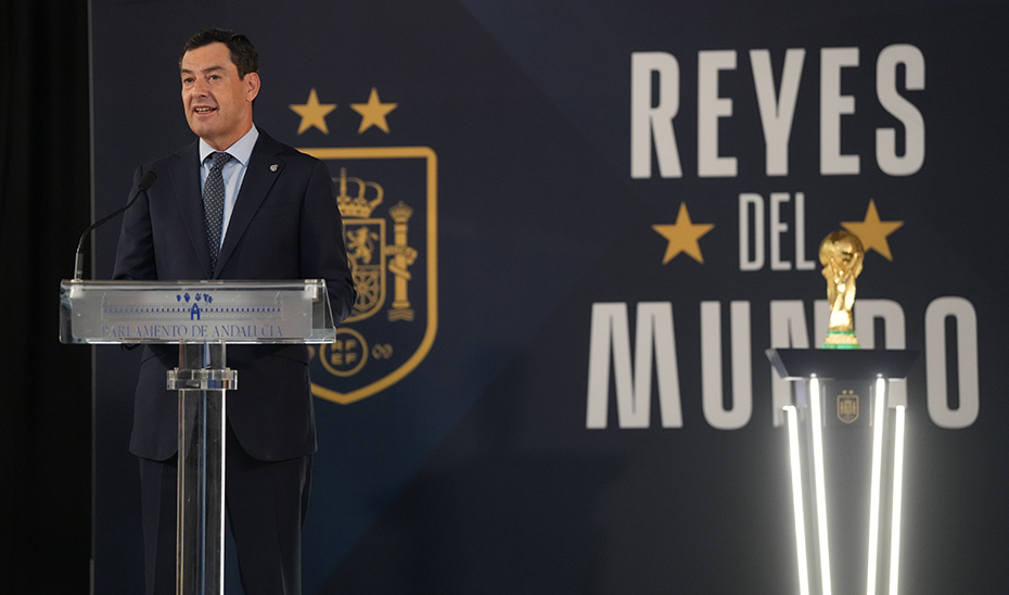 Andalucía celebra con orgullo el triunfo de La Roja que ha unido a España, dice Moreno 1 Andalucía celebra con orgullo el triunfo de La Roja que ha unido a España, dice Moreno