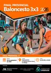 Cartel Final Provincial Baloncesto 3x3 Logo FAB