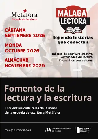 Cartel Málaga Lectora page