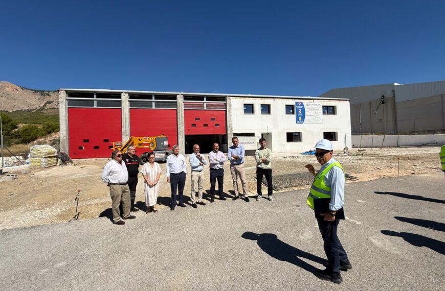 Las obras del primer Parque de Bomberos de Los Vélez alcanzan su fase final