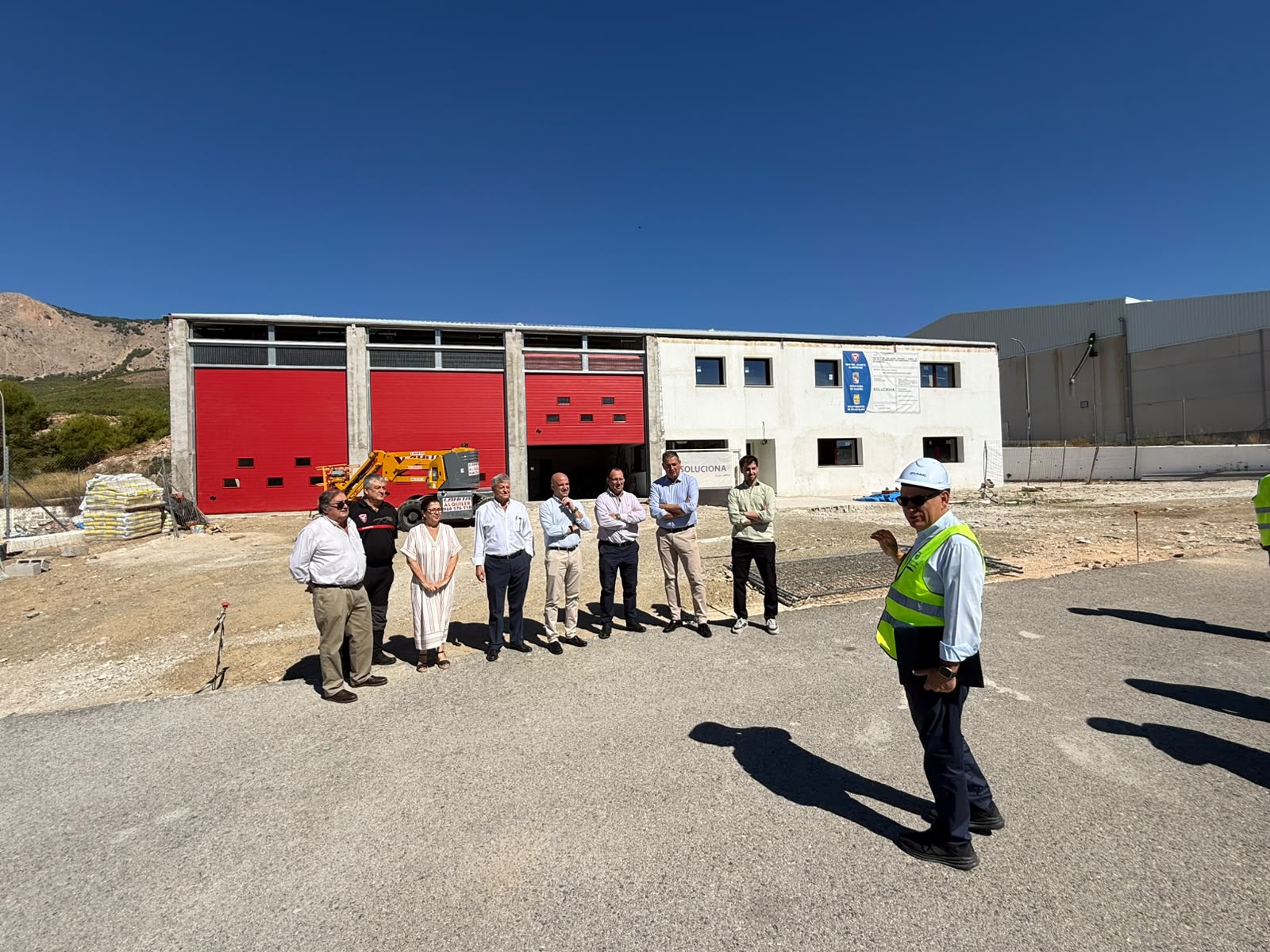 Las obras del primer Parque de Bomberos de Los Vélez alcanzan su fase final 1 Las obras del primer Parque de Bomberos de Los Vélez alcanzan su fase final