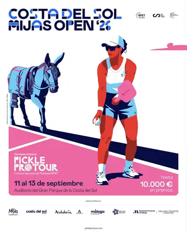 Cartel Pickle Pro Tour Mijas 2026