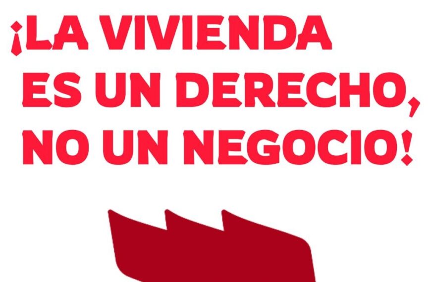 USTEA denuncia las políticas públicas que continúan despojando a las personas de sus hogares y exige el derecho a una vivienda digna