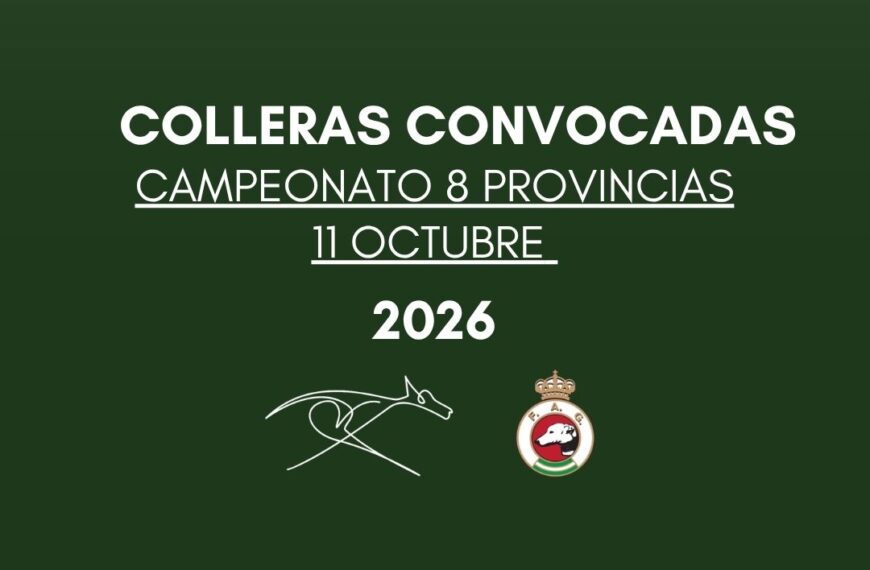 Convocatoria para el Campeonato de las 8 Provincias - 11 de Octubre
