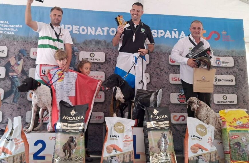Juan Antonio Moreno logra el Subcampeonato de España de San Huberto en Perros de Muestra para Andalucía – Federación Andaluza de Caza
