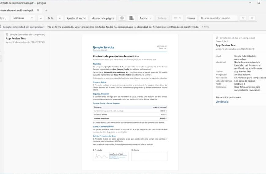 PDFsigna Revoluciona la Firma Digital de Documentos con Certificados Simplificados